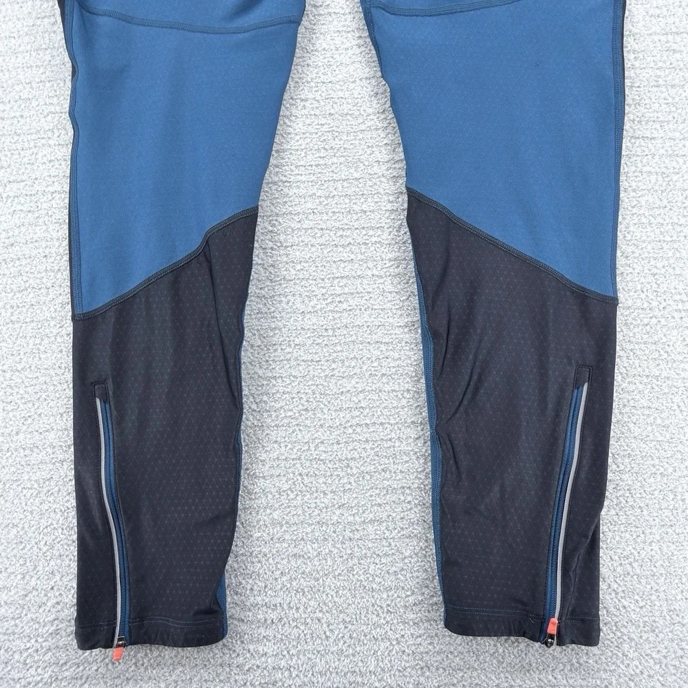 Nike Kiger Trail Running Tights Men 2XL Blue Dri-FIT Zip Ankle 620122